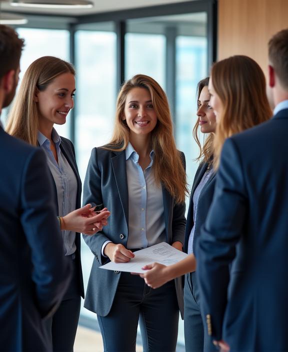 Das Anwaltsteam von Ubpack Legal Solutions in einer strategischen Besprechung.